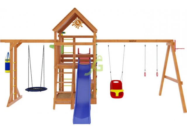 Детская деревянная площадка IgraGrad Крафт Pro 5