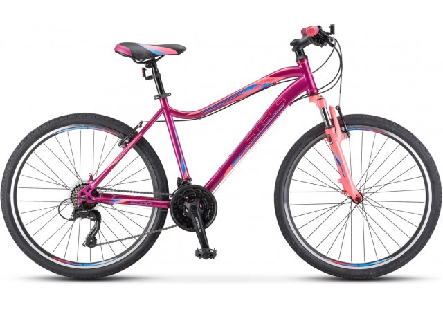 Велосипед Stels Miss-5000 V 26” V050, рама 16” Фиолетовый/розовый