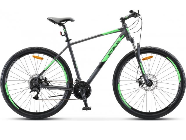 Велосипед Stels Navigator-920 MD 29” V020 рама 16.5” Антрацитовый/Зеленый