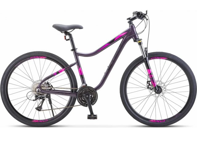 Велосипед Stels Miss-7700 MD 27.5” V010, рама 19” Темно-пурпурный