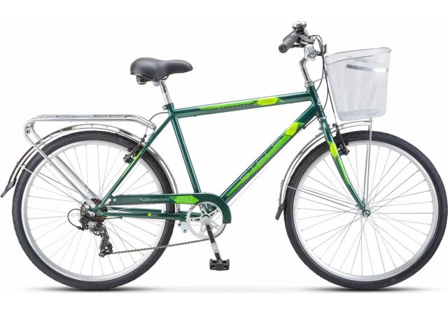 Дорожный велосипед Stels Navigator-250 V 26” Z010 рама 19” Зеленый