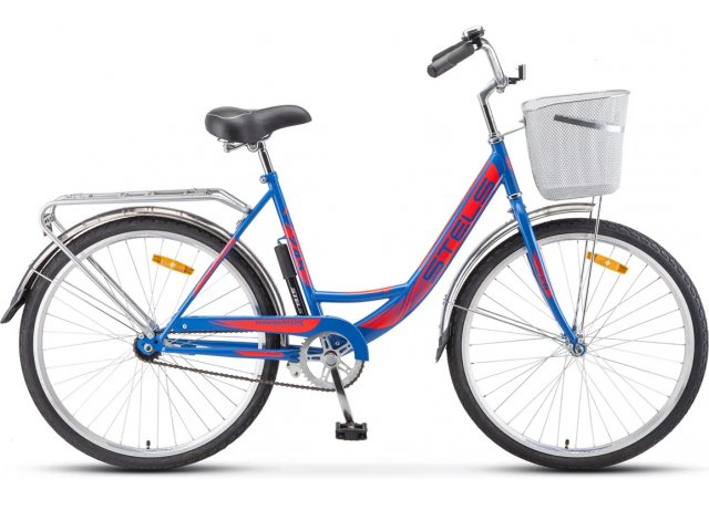 Дорожный велосипед Stels Navigator-245 26” Z010, рама 19” Синий/красный