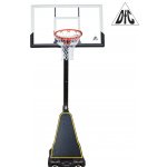 Баскетбольная мобильная стойка 54 DFC STAND54P2 136x80cm поликарбонат