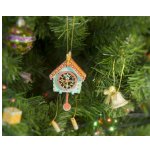 Новогоднее украшение для елки - Часы с маятником 56GG64-25804 Apricot Roof Цвет сапфир