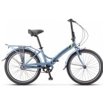 Велосипед Stels Pilot-770 24” V010, рама Серый/зелёный