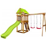 Детская игровая площадка Babygarden Play 2, скат светло-зеленый