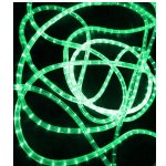 Светодиодный дюралайт Rich LED, 2-х проводной, зеленый, кратность резки 1 метр, диаметр 13 мм, 24 В, 100 м