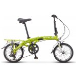 Складной велосипед Stels Pilot-370 16” V010, рама Зелёный