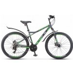 Велосипед Stels Navigator-710 MD 27.5” V020 рама ”16” Антрацитовый/зелёный/чёрный рама 16” Антрацитовый/зелёный/чёрный 