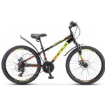 Велосипед Stels Navigator-400 MD 24” F010 рама 12” Чёрный/салатовый/красный