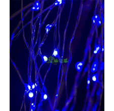 Гирлянда Branch light 1,5 метра, цв. синий, провод прозрачная проволока