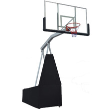 Баскетбольная мобильная стойка 72 DFC STAND72G 180x105CM стекло