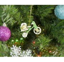 Елочная игрушка - Детский велосипед с багажником 6017 Twirl Хвоя