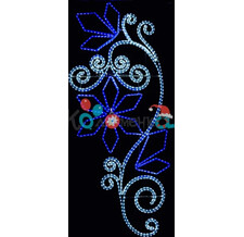Светодиодная консоль Русские самоцветы, 200х100 см