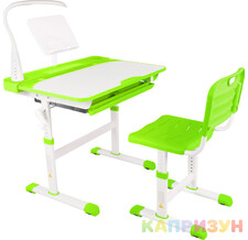 Парта трансформер со стулом Капризун, цв.  green