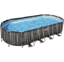 Каркасный бассейн Bestway Wood style 5611T (732х366х122) с картриджным фильтром