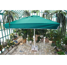 Зонт MISTRAL Royal Family 300 квадратный (база в комплекте) темно-зеленый с воланом